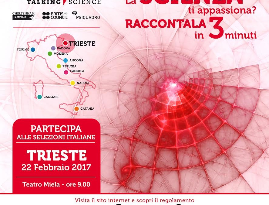 A Trieste partono le selezioni per FameLab, il talent per giovani scienziati